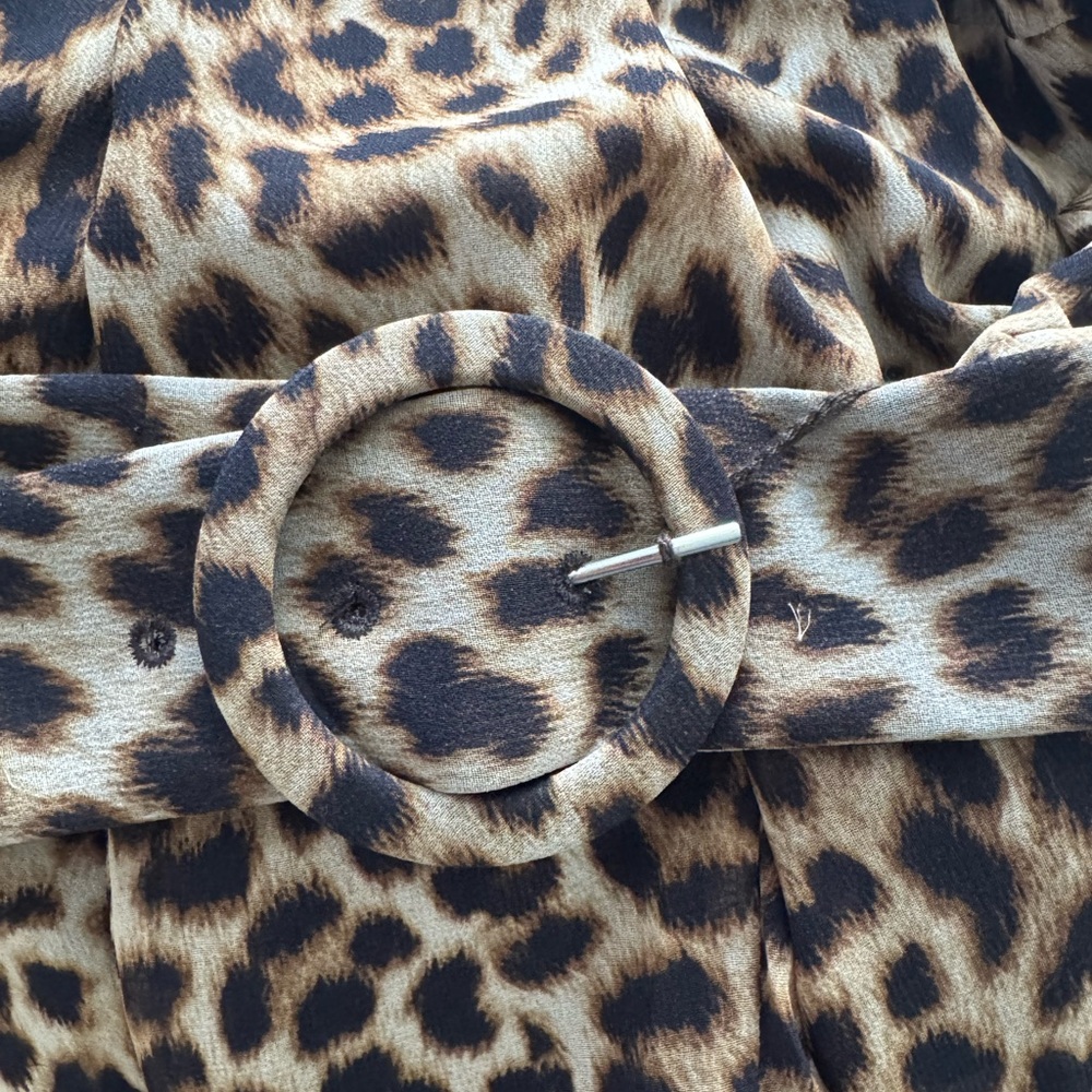 💥💥SOLD💥NWT Zara Long Sleeve Mock Neck Leopard - Picture 13 of 14